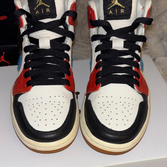 Nike Multicolor Air Jordan 1 High-Top Sneakers with box US SZ 5 - Picture 7 of 12